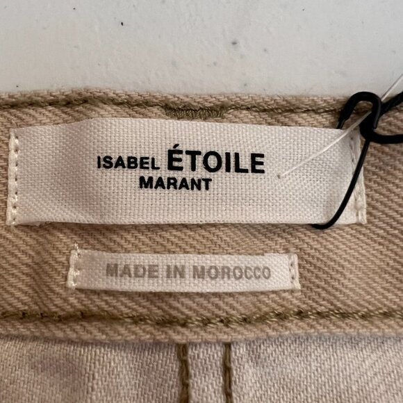 Isabel Marant Neac Cotton High Waist Jeans Women's 6 NWT - Picture 6 of 9